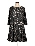 Yelete Print Black Casual Dress Size L - photo 1