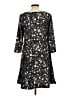 Yelete Print Black Casual Dress Size L - photo 2