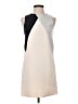 Topshop 100% Polyester Color Block Ivory Casual Dress Size 2 - photo 1