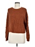 Full Tilt 100% Acrylic Solid Brown Pullover Sweater Size M - photo 1