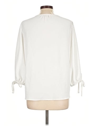 Olivia Grey 3/4 Sleeve Blouse (view 2)