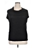 Sundance 100% Linen Black Short Sleeve Top Size XL - photo 1
