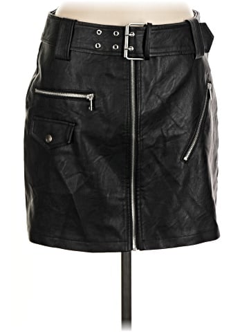 Topshop Faux Leather Skirt (view 1)