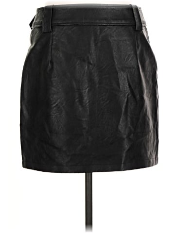 Topshop Faux Leather Skirt (view 2)