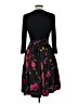 J. Peterman Floral Black Cocktail Dress Size 8 - photo 2