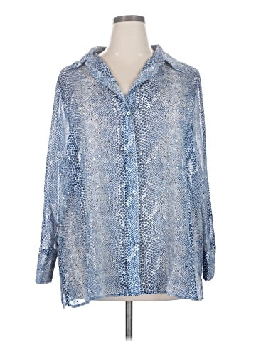Susan Graver 3/4 Sleeve Blouse (view 1)