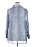 Susan Graver 100% Polyester Paisley Blue 3/4 Sleeve Blouse Size 2X - photo 2