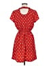 Forever 21 100% Polyester Hearts Red Casual Dress Size M - photo 2
