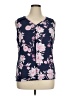 Daniel Rainn Blue Sleeveless Blouse Size XL - photo 1