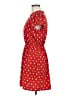 Forever 21 100% Polyester Hearts Red Casual Dress Size M - photo 5