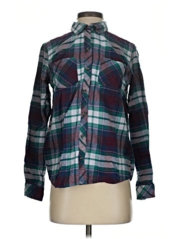 Natural Reflections Long Sleeve Button-Down Shirt (view 1)