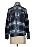 Natural Reflections Plaid Burgundy Long Sleeve Button-Down Shirt Size S - photo 1