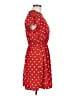 Forever 21 100% Polyester Hearts Red Casual Dress Size M - photo 4