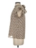 DR2 100% Polyester Brown Sleeveless Blouse Size S - photo 5