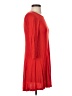 Soprano Solid Red Casual Dress Size S - photo 4