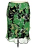 Karin Stevens 100% Polyester Tropical Green Casual Skirt Size 12 - photo 1