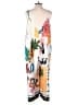 Shein Curve 100% Polyester Graphic White Jumpsuit Size 1X - photo 2