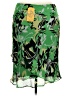 Karin Stevens 100% Polyester Tropical Green Casual Skirt Size 12 - photo 2