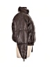 Aqua 100% Polyester Brown Jacket Size L - photo 4