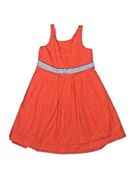 janie and jack orange dress Janie and Jack Mod Dress in Orange 6-12 months White trim Bow