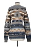 Altea Chevron-herringbone Silver Pullover Sweater Size S - photo 2
