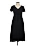 Max Studio Solid Black Casual Dress Size M - photo 1
