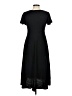 Max Studio Solid Black Casual Dress Size M - photo 2