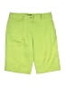 Talbots Solid Green Khaki Shorts Size 6 Petite - photo 1
