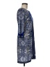 Sandra Darren Paisley Blue Cocktail Dress Size 6 (petite) - photo 4