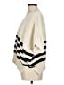 Maeve Stripes Ivory Poncho Size M - photo 5