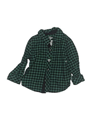 Cat & Jack Long Sleeve Button-Down Shirt (view 1)