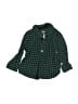 Cat & Jack 100% Cotton Checkered-gingham Green Long Sleeve Button-Down Shirt Size 6-9 mo - photo 1