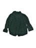 Cat & Jack 100% Cotton Checkered-gingham Green Long Sleeve Button-Down Shirt Size 6-9 mo - photo 2
