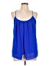 Poetry 100% Polyester Blue Sleeveless Blouse Size L - photo 1