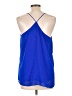 Poetry 100% Polyester Blue Sleeveless Blouse Size L - photo 2