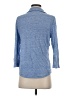 J. McLaughlin 100% Spandex Blue 3/4 Sleeve Button-Down Shirt Size XS - photo 2