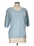 Ella Moss Blue Pullover Sweater Size L - photo 1