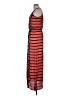 MICHAEL Michael Kors 100% Polyester Graphic Red Orange Casual Dress Size M - photo 5