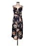 Lulus Floral Blue Casual Dress Size L - photo 1