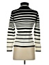 Casual Corner Stripes Ivory Turtleneck Sweater Size S - photo 2