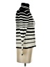 Casual Corner Stripes Ivory Turtleneck Sweater Size S - photo 4