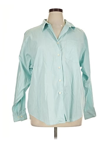 L.L.Bean Long Sleeve Button-Down Shirt (view 1)