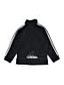 Adidas 100% Polyester Black Zip Up Hoodie Size 5 - photo 2