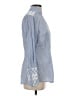 Etcetera Blue Long Sleeve Blouse Size 4 - photo 4