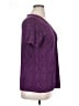Jaclyn Smith Purple Short Sleeve Blouse Size XL - photo 4