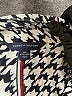 Tommy Hilfiger 100% Viscose Houndstooth Silver Long Sleeve Blouse Size XXL - photo 7