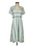Unbranded Stripes Teal Casual Dress Size S - photo 1
