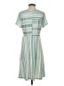 Unbranded Stripes Teal Casual Dress Size S - photo 2