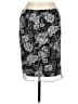 I.N. Studio 100% Nylon Paisley Black Formal Skirt Size M (petite) - photo 1