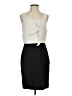 Ann Taylor LOFT 100% Polyester Solid Ivory Cocktail Dress Size 0 - photo 1